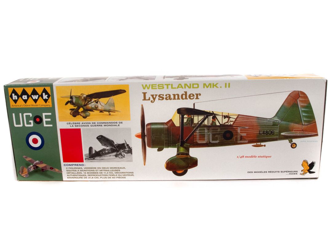 Lindberg Westland Lysander 1/48 Model Kit (Level 2) on ModelKits.ca